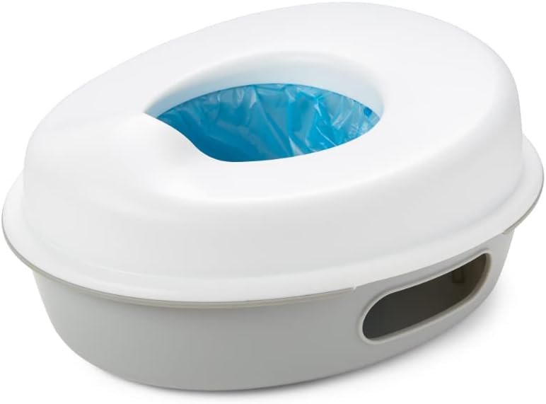 Skip Hop Go Time Multi-Stage 3 in 1 Potty Seat, White/Grey