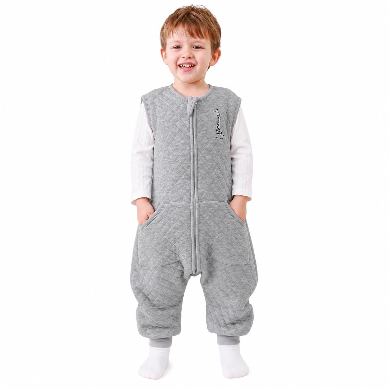 HOMEAL Toddler Sleep Sack with Feet, 1.0 TOG Baby Sleep Sack Wearable Blankets Baby 3t-5t