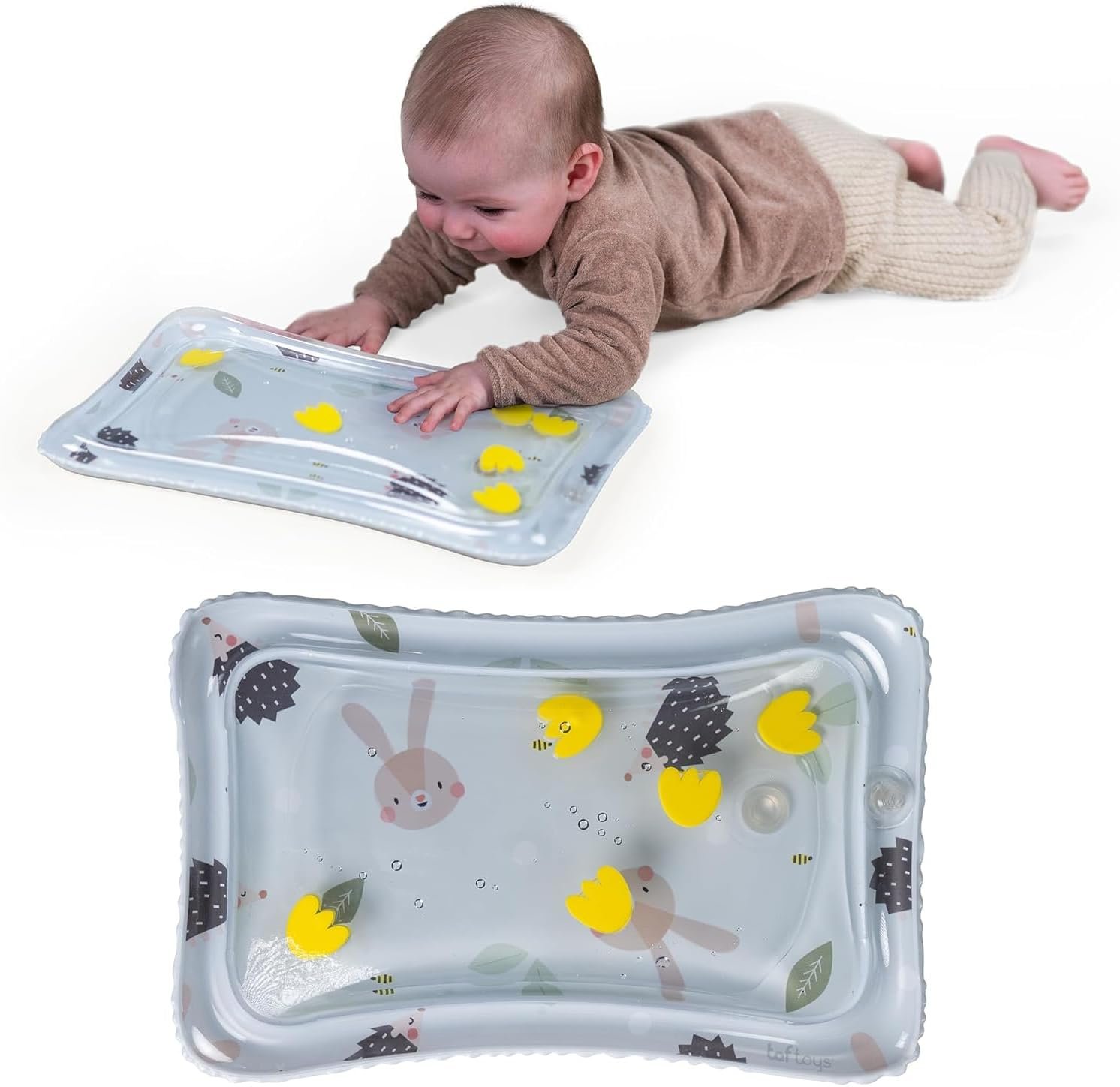 Taf Toys Tummy Time Water Mat for Babies Premium Baby Water Play Mat Tummy Time Sensory Mat with Water Fill – Baby Water Mat for Babies, Infant Toys