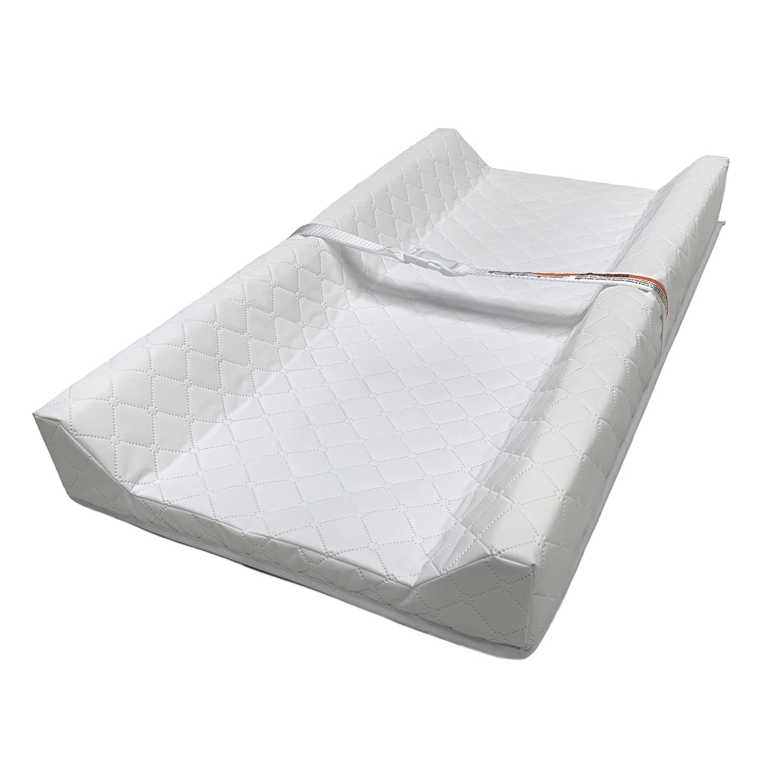 Ingenuity Contoured Changing Pad – Includes Waterproof Changing Liner and Safety Fastening Strap with Quick-Release Buckle