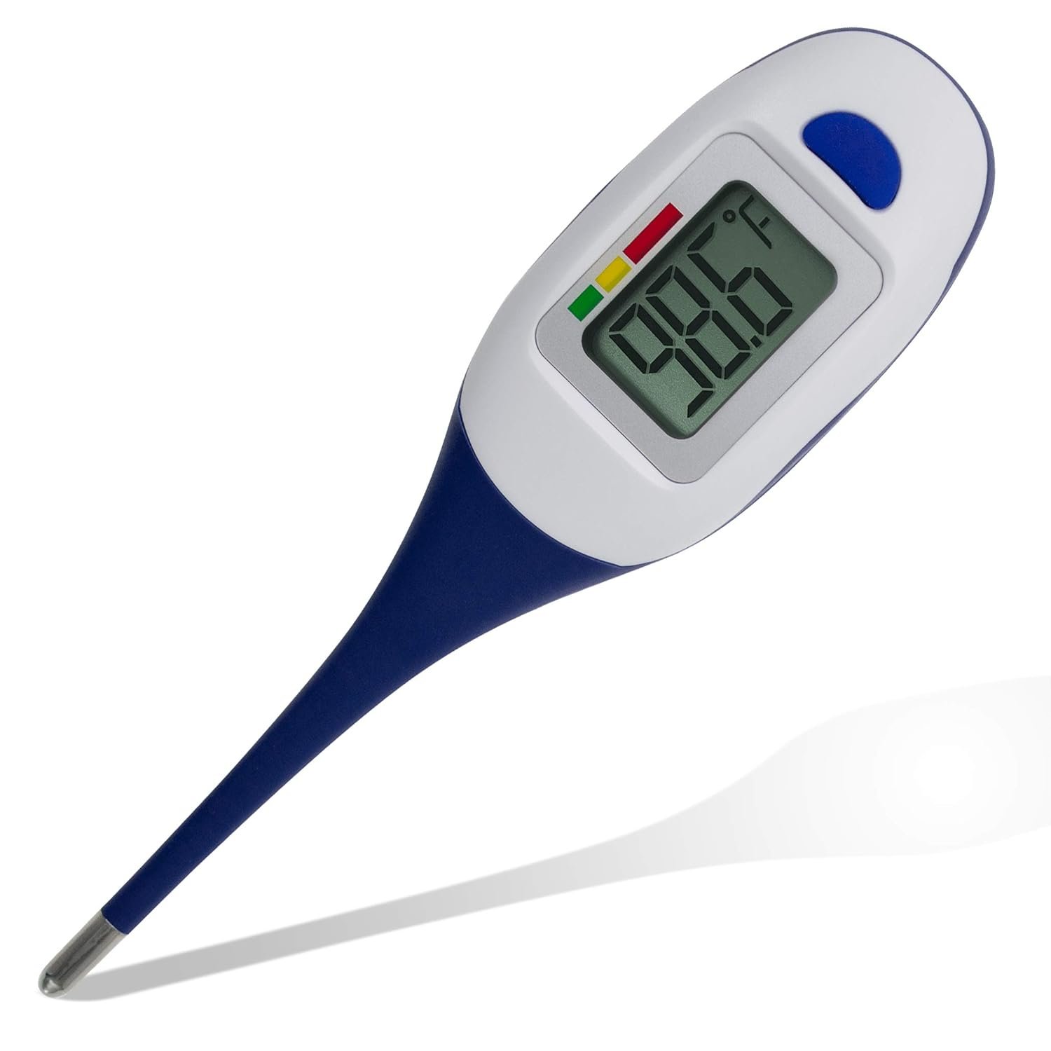 Apex Large Face LCD Fast Read Digital Thermometer for Adults and Children – Instant Read Thermometer for Fever Detection with Quick 10 Second Read Time ( Packaging May Vary )
