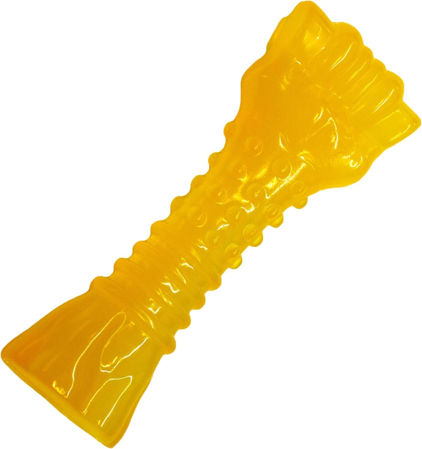 Nylabone Freezer Knuckle Bone Puppy Chew Toy, Soothing Teething Toys for Puppies, Color Changing, Lamb & Apple Flavor, Small Dogs – Up to 25 lbs., 1 Count
