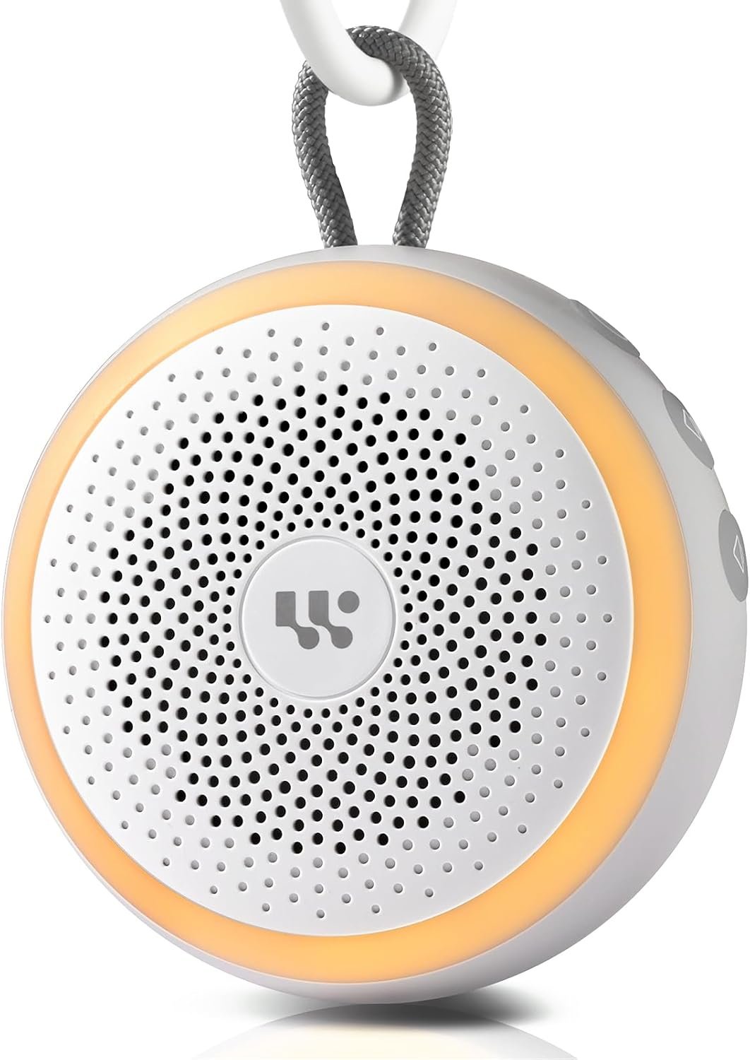 White Noise Machine – Portable Sound Machine for Baby Adult, 20 Non-looping Soothing Sound, Noise Canceling for Sleeping, Sound Therapy for Office Home, Travel, Registry Gift (White)