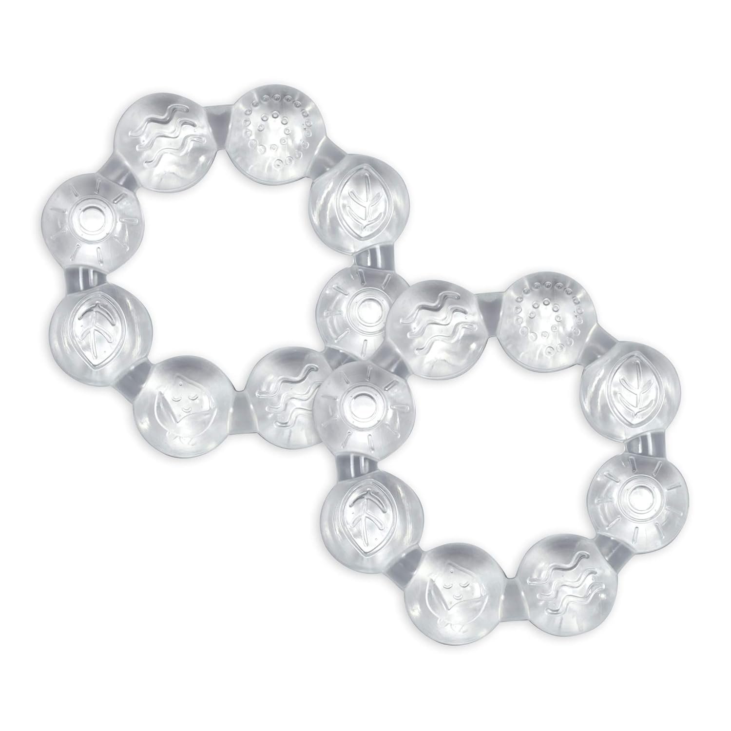 Green Sprouts Cool Ring Teether (2 Pack) Clear – 6mo+