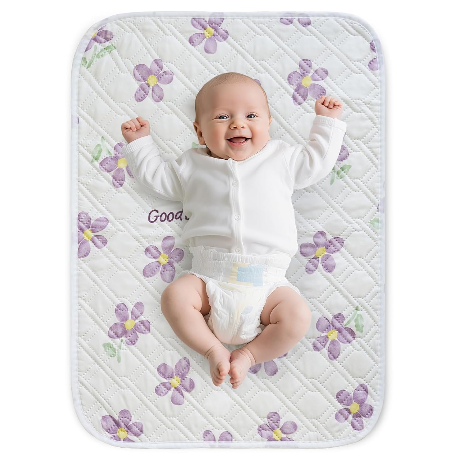 Diaper Changing Pads for Baby, Portable Change Mat, 3Layers Waterproof Change Pad Foldable Absorbent Mats for Women, Reusable Incontinence Underpads for Patient 20”x27.5”