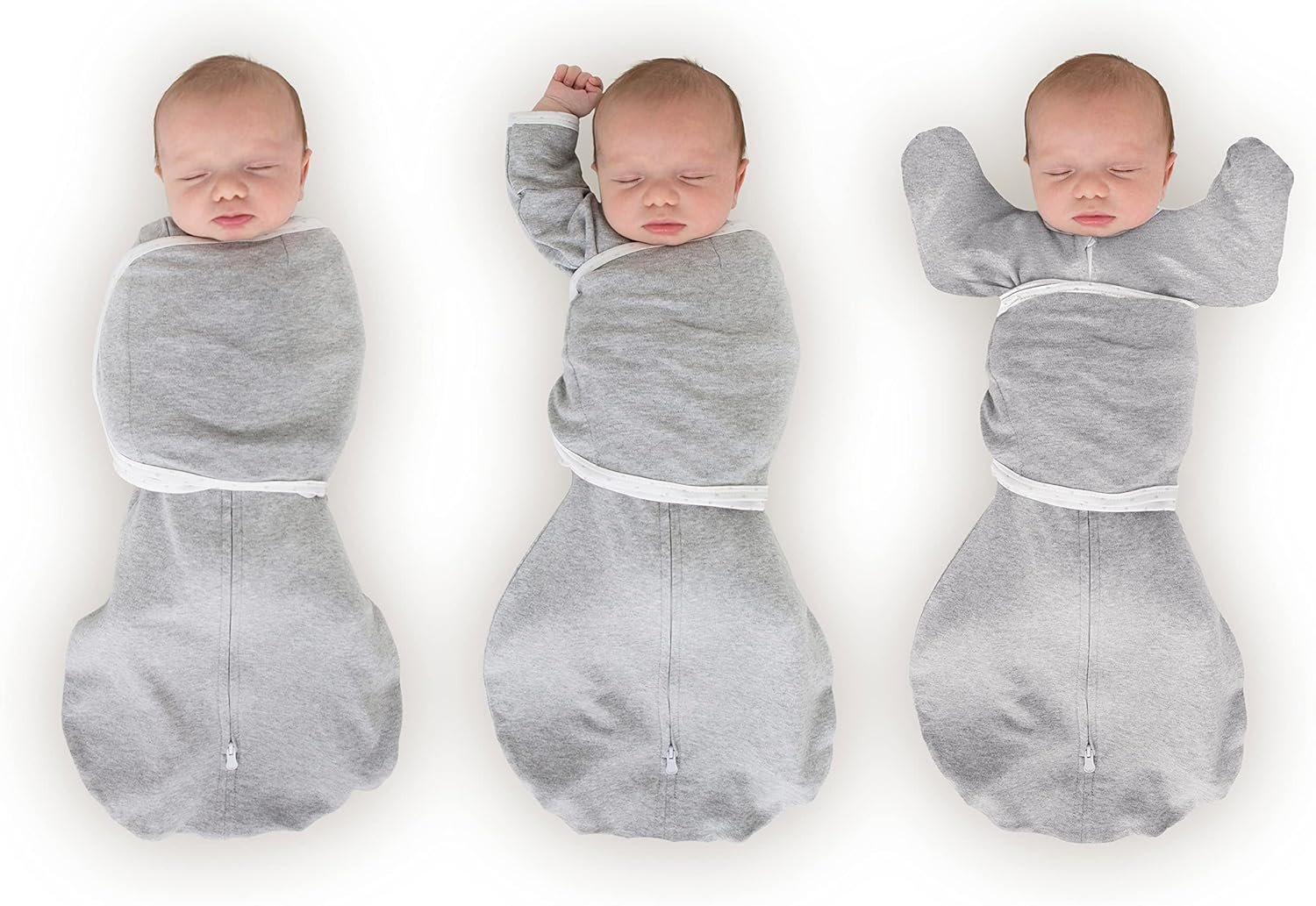 SwaddleDesigns 6-Way Omni Swaddle Sack, Arms Up Swaddle for Newborn, More Options to Calm Startle Reflex, Improves Sleep