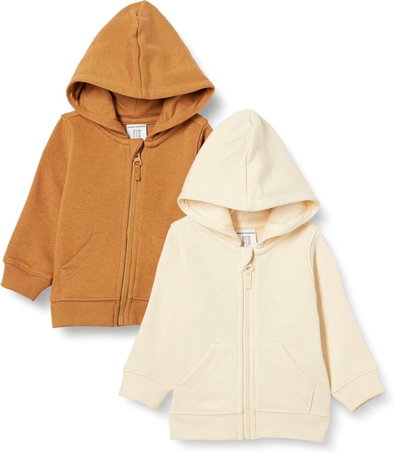 Amazon Essentials Unisex Toddlers and Babies’ French Terry Zip-Up Hoodie