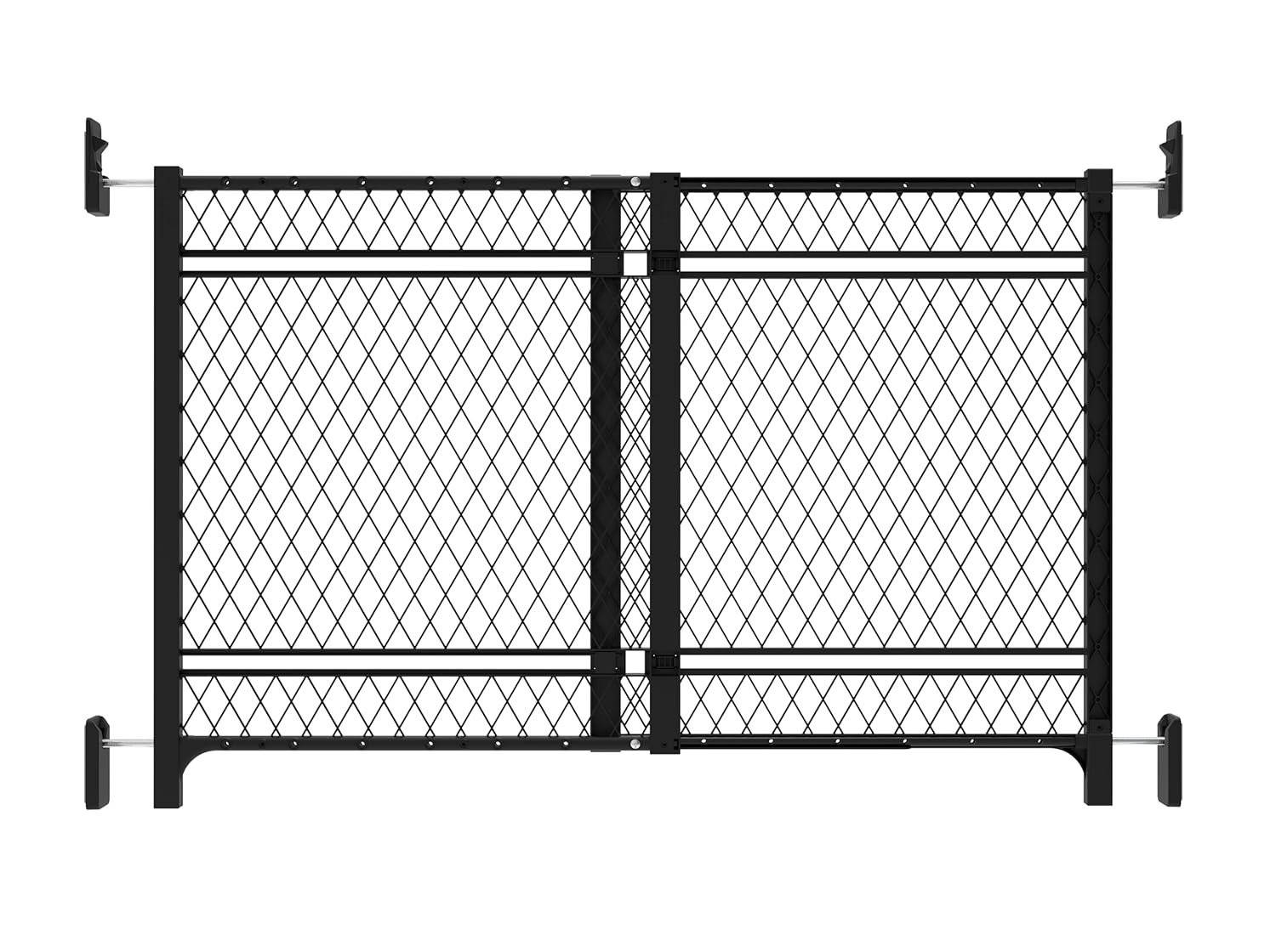 Ingenuity Doorway 42W Series Dog and Baby Gate, Indoor Outdoor, Won’t Rust or Fade, Plastic Panel, Fits 23-42″ Openings, 24” Tall