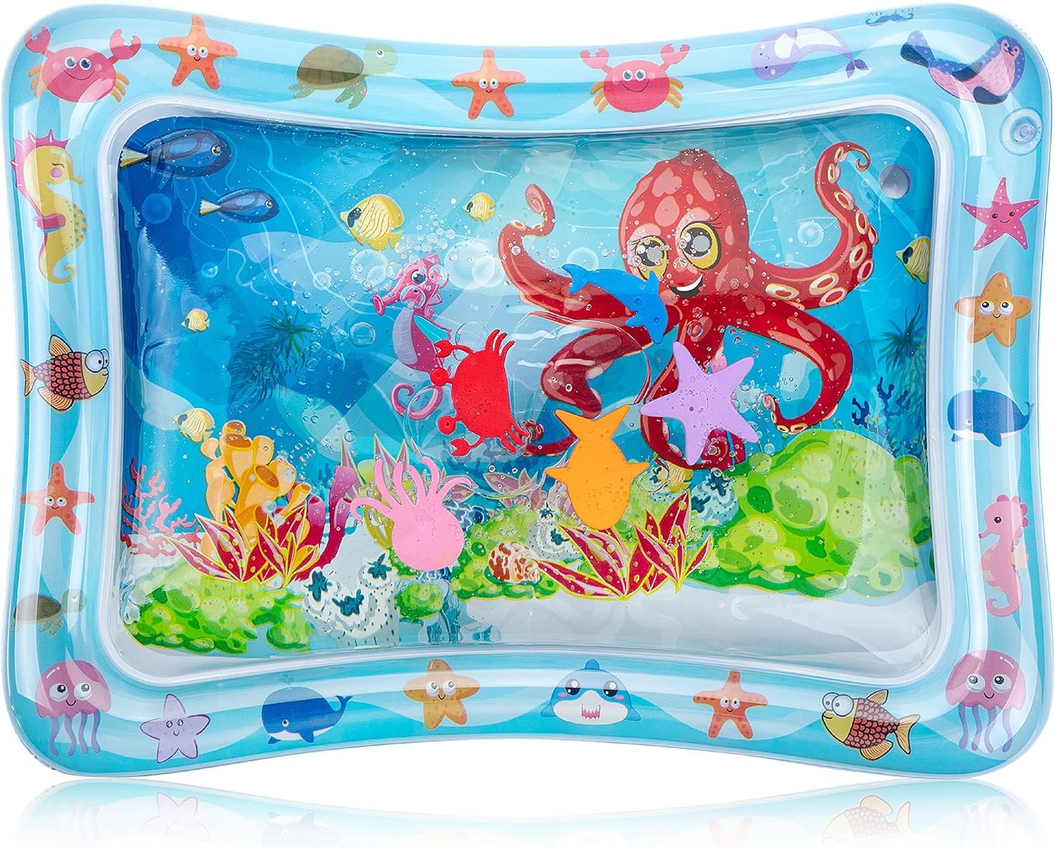 Mr. Pen- Inflatable Tummy Time Water Mat, Water Mat for Babies, Infant Water Mats, Baby Water Pad, Water Tummy Time Mat